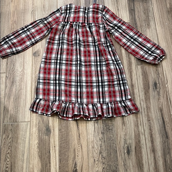 Disney Store Red and Black Plaid Nightgown Shirt Size 7/8 - Picture 5 of 5